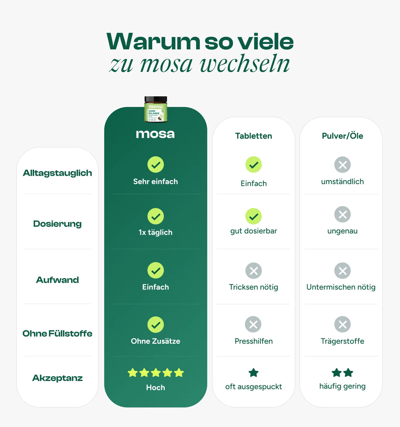Darm Balance Verdauungssnacks