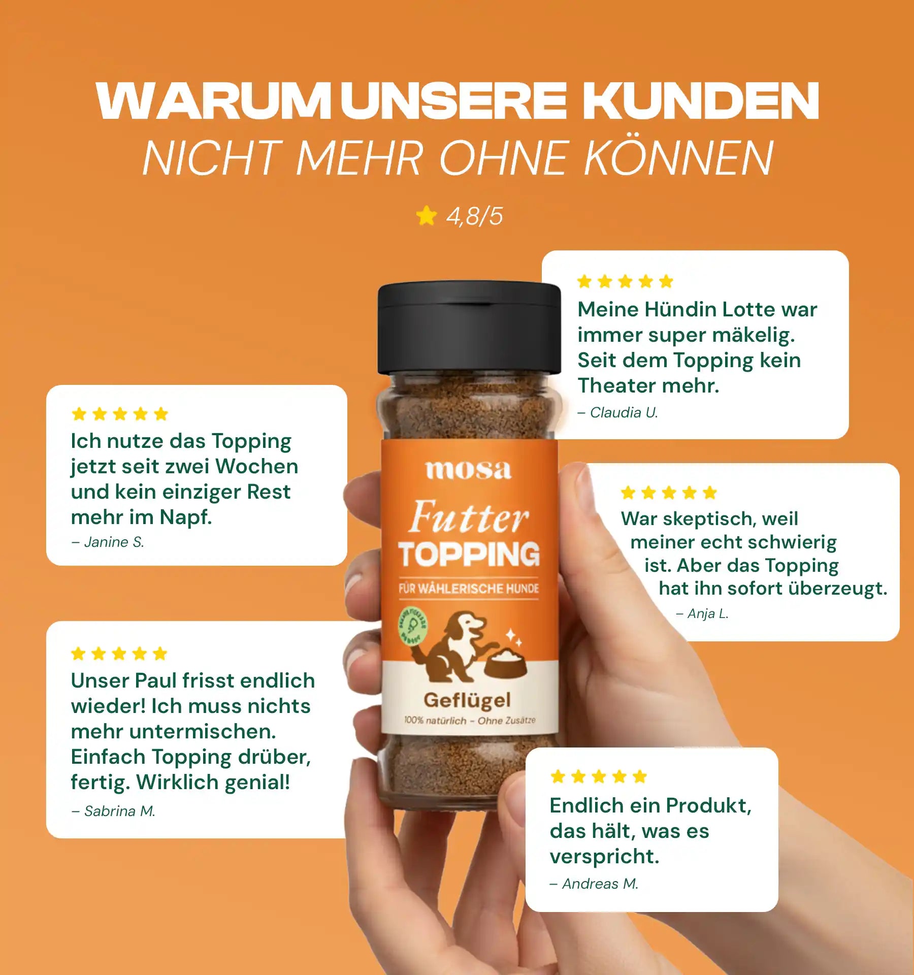 Futtertopping Geflügel