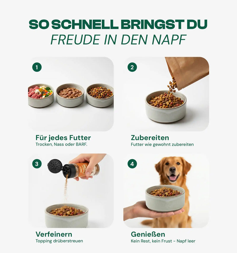 Futtertopping Huhn für Hunde – Natürlich & Ohne Füllstoffe