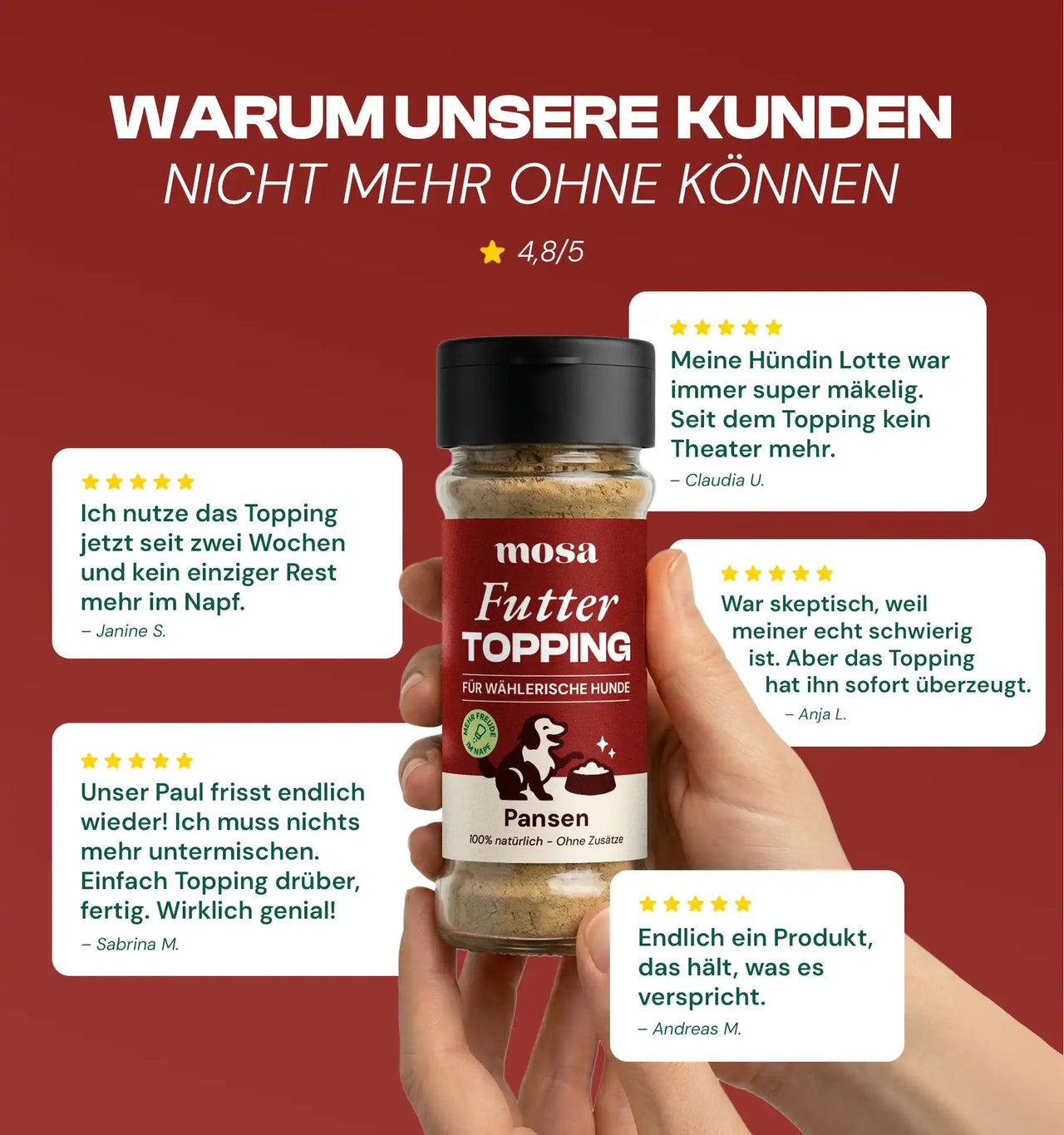 Futtertopping Pansen