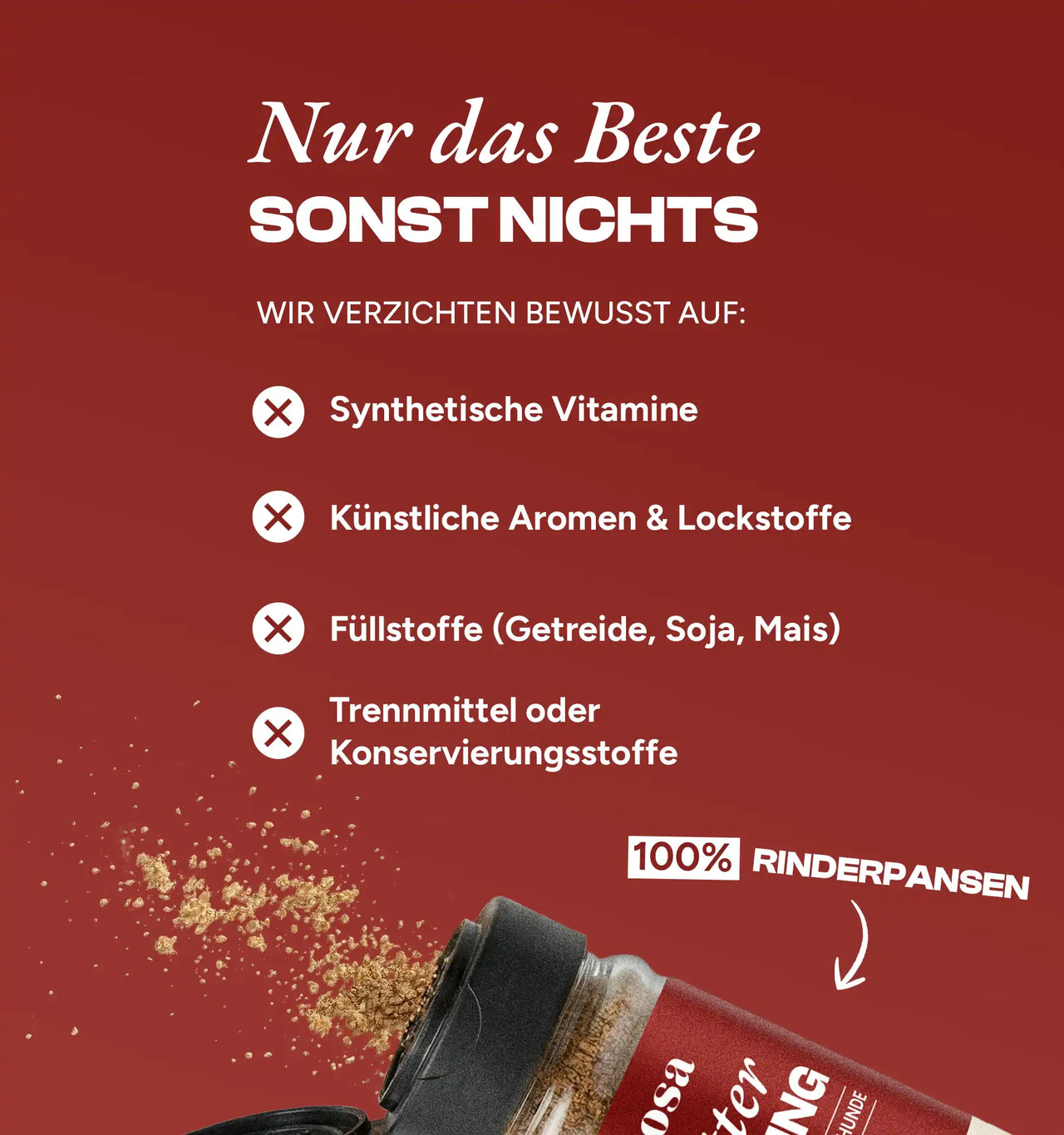 Futtertopping Pansen