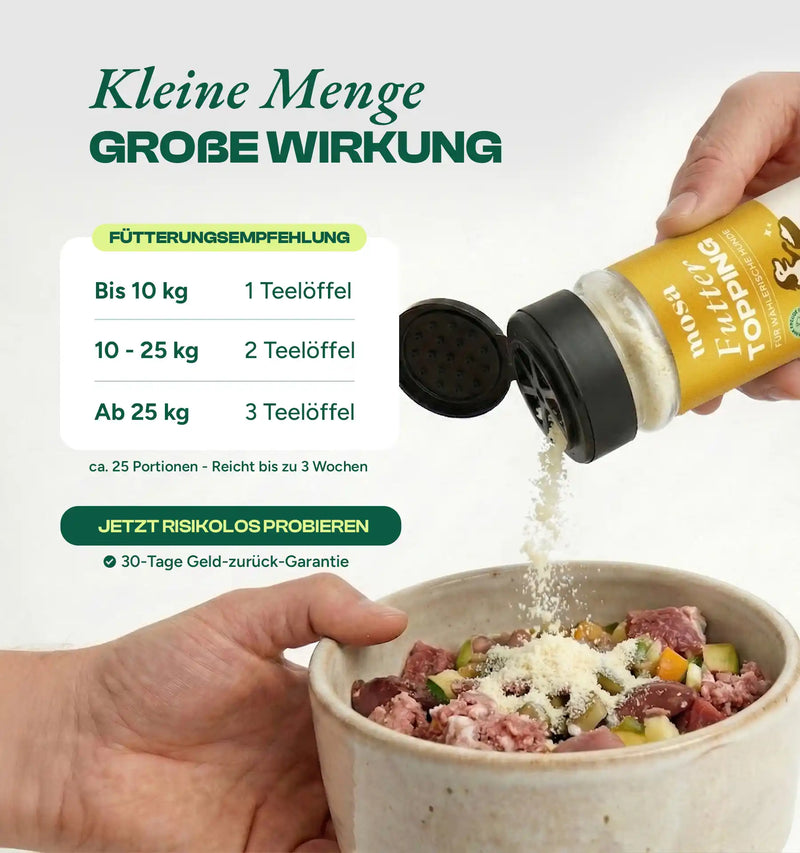 Futtertopping Käse